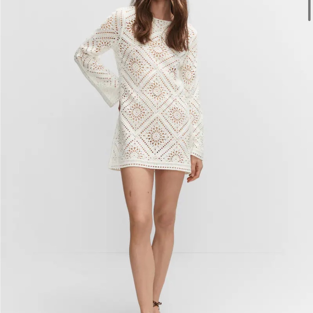 MANGO knit cover up